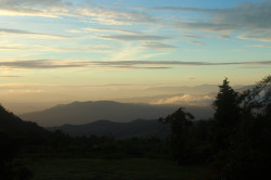 Zonsondergang in Bvumba